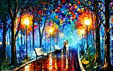 Leonid Afremov MISTY MOOD painting